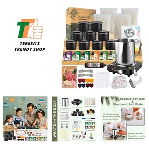 Candle Making Kit with Wax Melter, Complete Candle Making Supplies, Soy Candl... - Picture 1 of 8