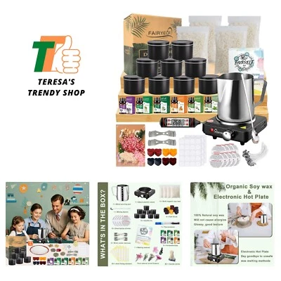 Candle Making Kit with Wax Melter, Complete Candle Making Supplies, Soy Candl... - Image 1 of 4