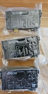 2 Black Genuine Epson 802XL + 1 Cyan Epson 802XL. P4 - Picture 1 of 2