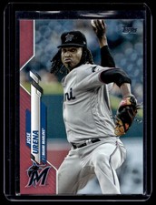 2020 Topps Father's Day Blue Jose Urena 50/50 Miami Marlins #270