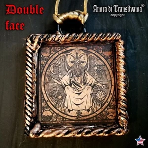baphomet gothic talisman satanist satan jewelry lucifer satanic pendant evil eye - Picture 1 of 24