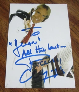 Richard Clayderman Musician Autographed Signed 4X5.75 Photo "The Music of Love" - Picture 1 of 3