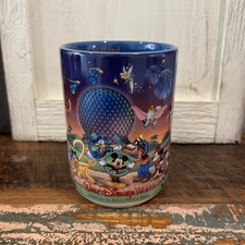 VINTAGE COLLECTABLE DISNEY 2000 "CELEBRATE THE FUTURE HAND IN HAND" MUG