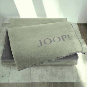 JOOP! Wohndecke Uni-Doubleface Oliv - Stein 150 x 200 cm - Bild 1 von 1