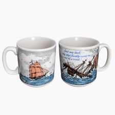 Your Ship Came In Coffee Mug Nautical Lighthouse Shipwreck Ivory Ceramic Funny