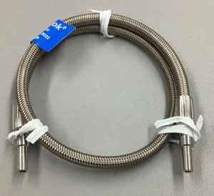 Swagelok SS-4BHT-24 PTFE-Lined 1/4" Stainless Steel Braided Hose (B568) - Picture 1 of 14