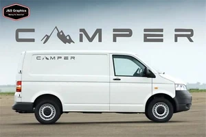 2X MOTORHOME CAMPER VAN CARAVAN / STICKERS / DECAL / GRAPHIC  EASY APPLY - Picture 1 of 1
