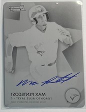2015 TOPPS BOWMANS BEST MAX PENTECOST BLACK PRINT PLATE 1/1 BLUE JAYS B15-MP