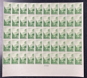 756 Farley Imperf Blatt 50 ohne Gummi wie ausgestellt. - Bild 1 von 2
