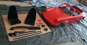 Porsche Totrod 1/2 Scale 911 Totrod in Red Including Full Accessories Kit - Picture 1 of 7