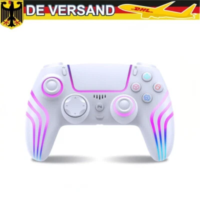 Kabelloser Bluetooth-Controller für PS4/PC, Gamepad, RGB-Beleuchtungssteuerung - Bild 1 von 4