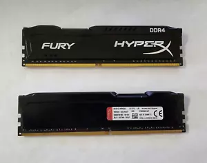 HYPER X FURY 8GB (2X4GB) DDR4-2133MHz PC4-1700 1.2V HX421C14FBK2/8 - Picture 1 of 2