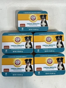 (5x) Arm & Hammer for Pets Dental Mints for Dogs 40ct - Picture 1 of 1