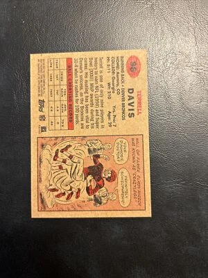 C44a #96 Terrell Davis, Denver Broncos 2002 Topps Heritage - Image 1 of 2