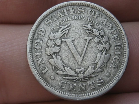 1909 Liberty Head V Nickel 5 Cent Piece- VF Details Cover