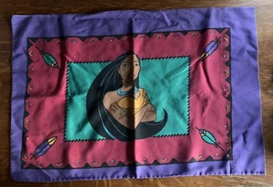 Vintage Disney Pocahontas Standard Size Pillowcase Two Sides Made In USA - Picture 1 of 8