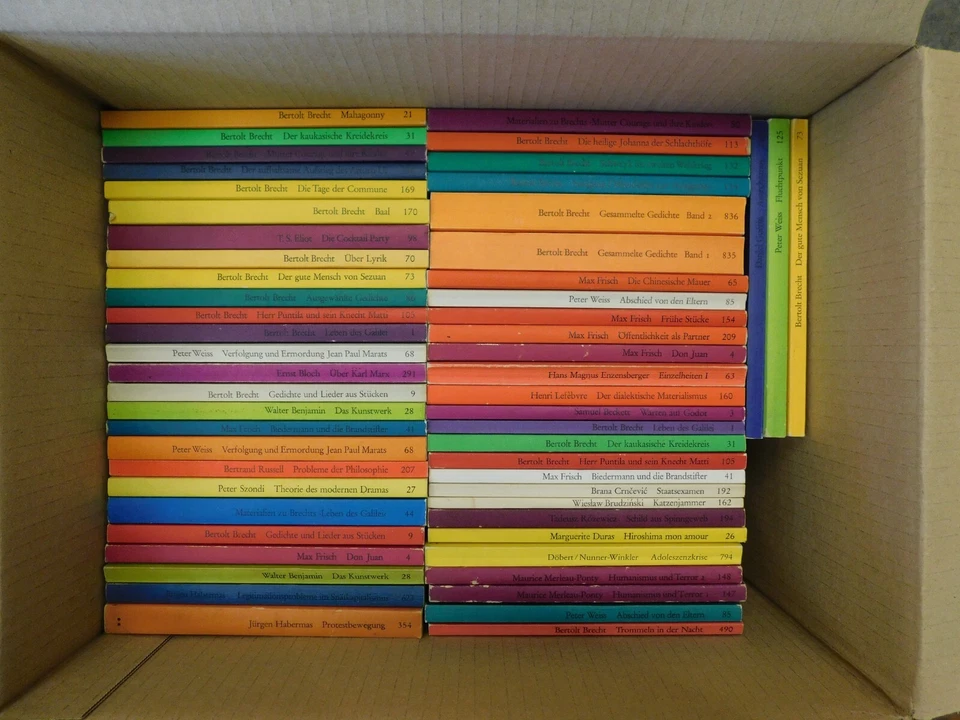 56 Taschenbücher edition suhrkamp bis Seriennummer 1000 suhrkamp Verlag - Bild 1 von 1