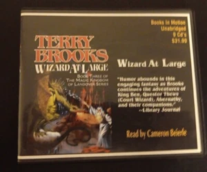 Landover Ser. #3 Wizard at Large by Terry Brooks (2001, Audio CD, UNA) Bx 21 - Imagen 1 de 2