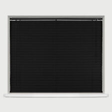Black PVC Venetian Blinds Classic Window Blinds Easy-Fit Trimable Home Office
