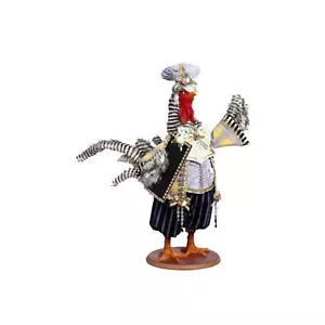Mark Roberts Spring 2024 French Rooster with Chalkboard Figurine - 26 Inches - Picture 1 of 1