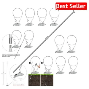Stainless Steel Earth Anchors with Drive Tool - Secure Your Outdoor Essentials - Picture 1 of 8