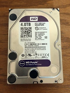 4TB Western Digital WD PURPLE Desktop Internal 3.5" HDD Hard Drive WD40PURX #57 - Afbeelding 1 van 2