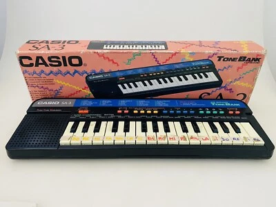 Casio SA-3 Tone Bank Synthesizer 80,s Japan - Immagine 1 di 4