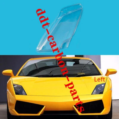 - Left Side Headlight Lens Cover+Glue For Lamborghini Gallardo LP560-4 2008-13 - Image 1 of 4