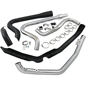 Tubos de cabeza Cobra 6257RB True Dual - negros - para 17-23 Touring Foto 1 de 1