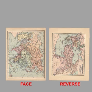 Antique Map (1883) – Asia // Turkish Empire 8"x10" 368 - Picture 1 of 3