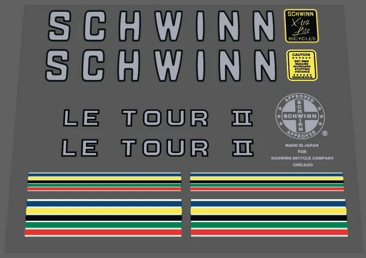Schwinn 1977 Le Tour II set - Image 1 of 1