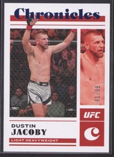 2023 Panini Chronicles UFC Blue #17 Dustin Jacoby 61/99
