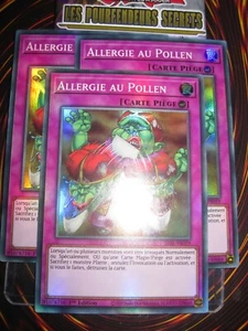 YU-GI-OH! PLAYSET (LOT DE 3) SR ALLERGIE AU POLLEN SESL-FR059 NEUF EDITION 1 - Picture 1 of 1