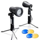 LimoStudio 2 Sets Photography Continuous 5500K LED Portable Light Lamp for Ta...