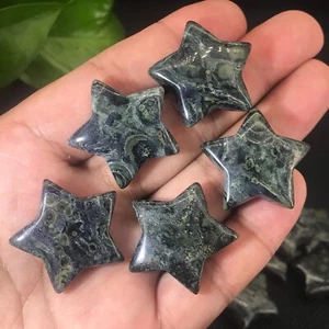 5pcs Natural kambaba jasper Stars Quartz Crystal Healing Crystal Gift 1" - Picture 1 of 11