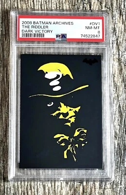 POP 1 NO HIGH 2008 DC BATMAN ARCHIVES THE RIDDLER DARK VICTORY INSERT #DV1 PSA 8 - Image 1 of 2