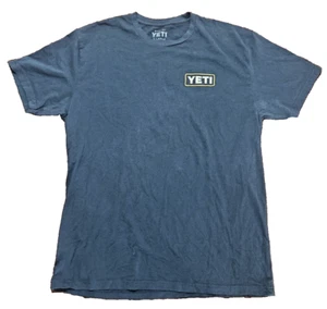 YETI Coolers Fish Graphic Blue T-Shirt Size XL - Picture 1 of 7