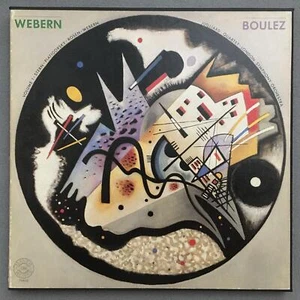 D419 Webern Opus 1-31 Boulez 4LP CBS Masterworks 79402 Stereo - Picture 1 of 4