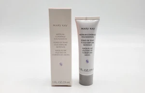 Mary Kay Medium Coverage Foundation Beige 400 Wide Gray Lid 1 OZ. (042006) New - Picture 1 of 7