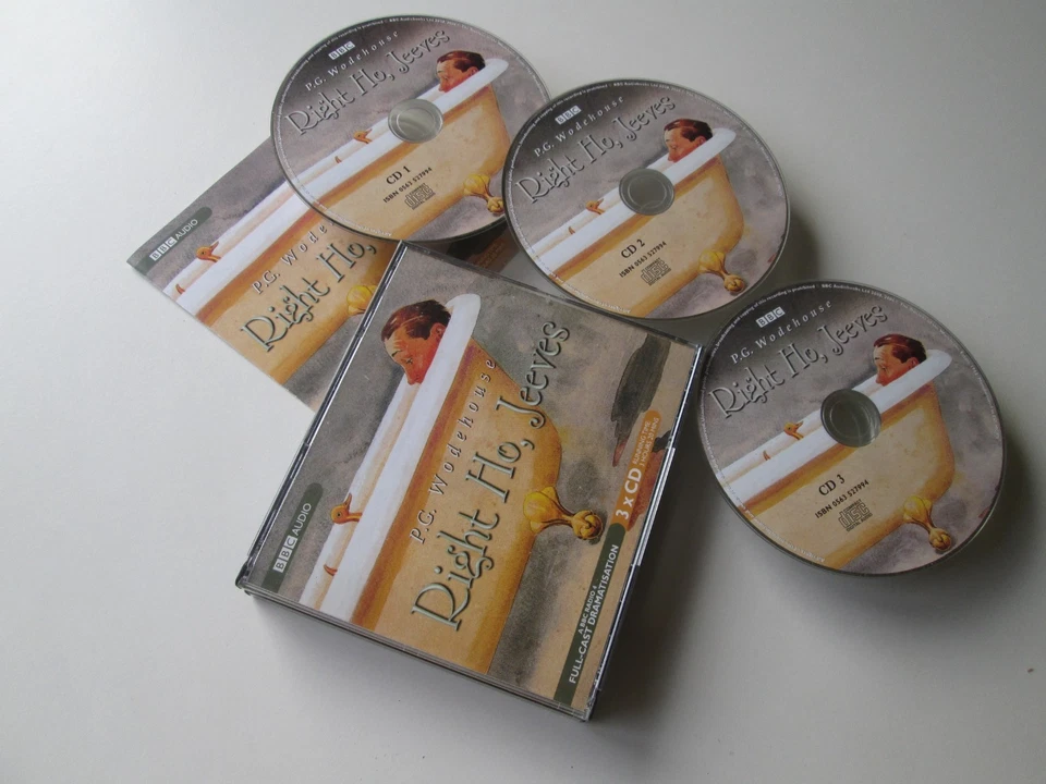 P. G. Wodehouse 3CD BBC Box - Right Ho, Jeeves - Michael Hordern Richard Briers - Image 1 of 4