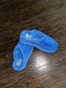 UGG Discoquette Slide Slipper Blue Platform Women’s US 8 - Picture 1 of 4