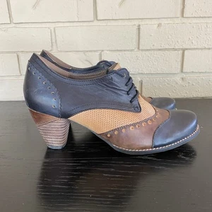 Spring Step L'Artiste Bardot Dress Pump Womens 40 US 9 Derby Oxford Bootie Shoes - Picture 1 of 7