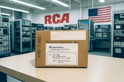 CIRCA 1982 Motorola Semiconductors & Components RCA History Cold War Capsule - Image 1 of 4