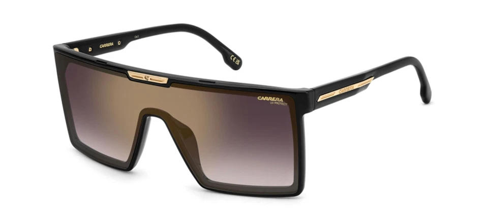 Gafas de sol Carrera VICTORY C 07/S NEGRO/DORADO SOBRE BORGOÑA SOMBREADO 99/1/145 para hombre Foto 1 de 2