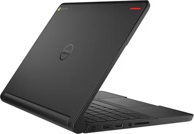 Dell Chromebook 3120 11.6" Celeron N2840 2.16GHz 4GB RAM 16GB SSD Laptop - Black - Image 1 of 4