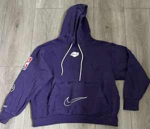Sudadera con capucha púrpura para hombre Nike NBA LA Lakers Courtside City Edition DN4725-535 talla XL - Imagen 1 de 10