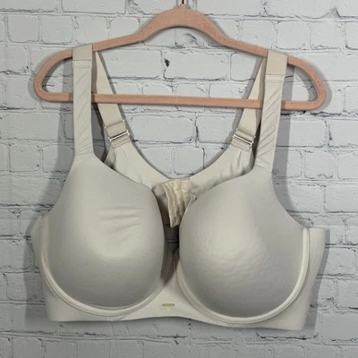 Cacique Lightly Lined Full Coverage Underwire Bra Ivory Sand Size 50G - Image 1 of 4