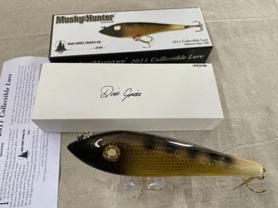 Señuelo coleccionable de revista Musky Hunter 2011 Dick Gries Tackle 180 de 500 Foto 1 de 4