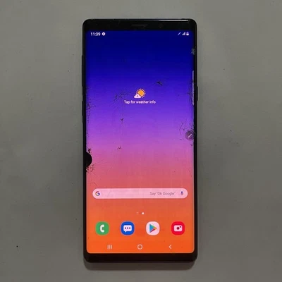 Original Used Phone For Samsung Galaxy SM-Note9 N960F/DS 6+128GB Dual SIM Blue - Image 1 of 4