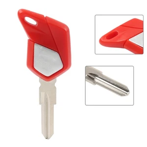 Motorcycle Uncut Blade Blank Key 1pcs For MV Agusta F3 675 800/Brutale 675 Red - Picture 1 of 10